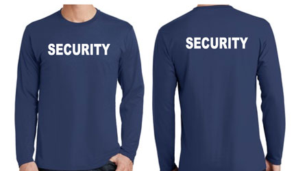 Security Long Sleeve Shirts