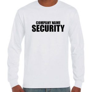 Custom Long Sleeve Security Shirt