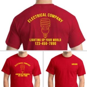 Electrical Company T-Shirt | Tshirtbydesign.com