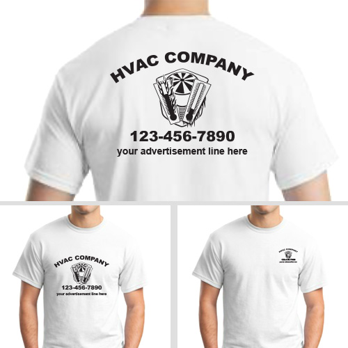 Personalized Heating & Air Work Shirts