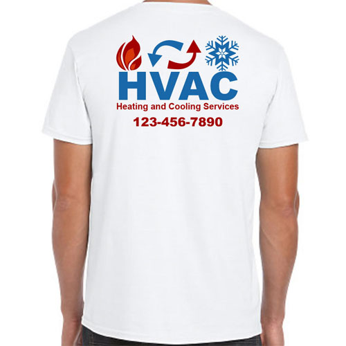 HVAC Work Uniform with Logo - Full Color