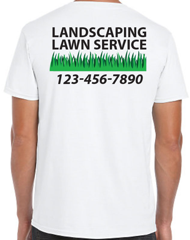 Landscaping Uniform - Full Color back imprint