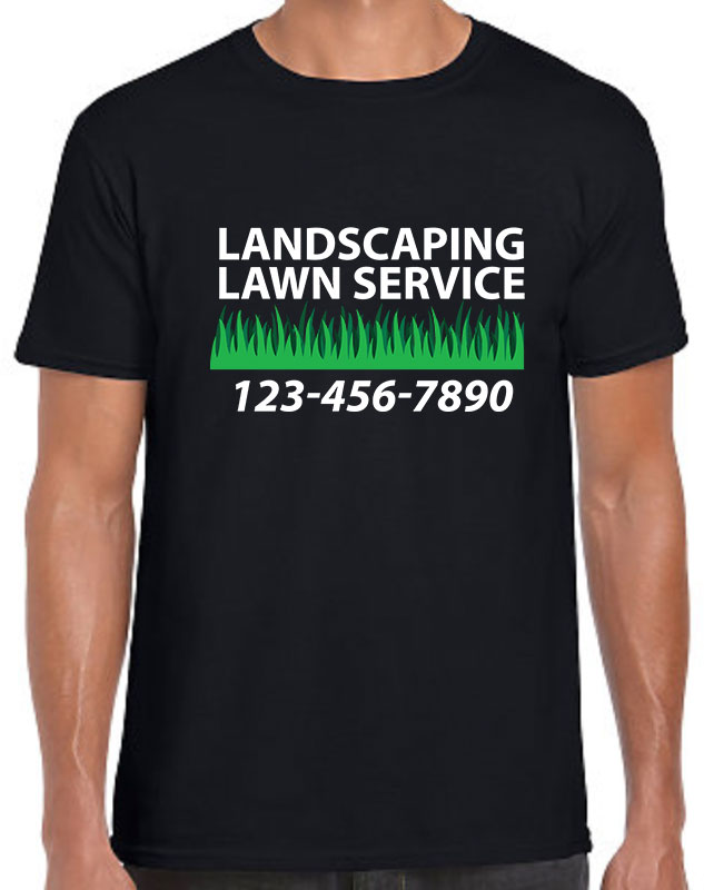 Landscaping Uniform - Full Color dark shirt imprint