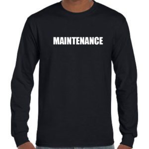 Maintenance Long Sleeve Shirts