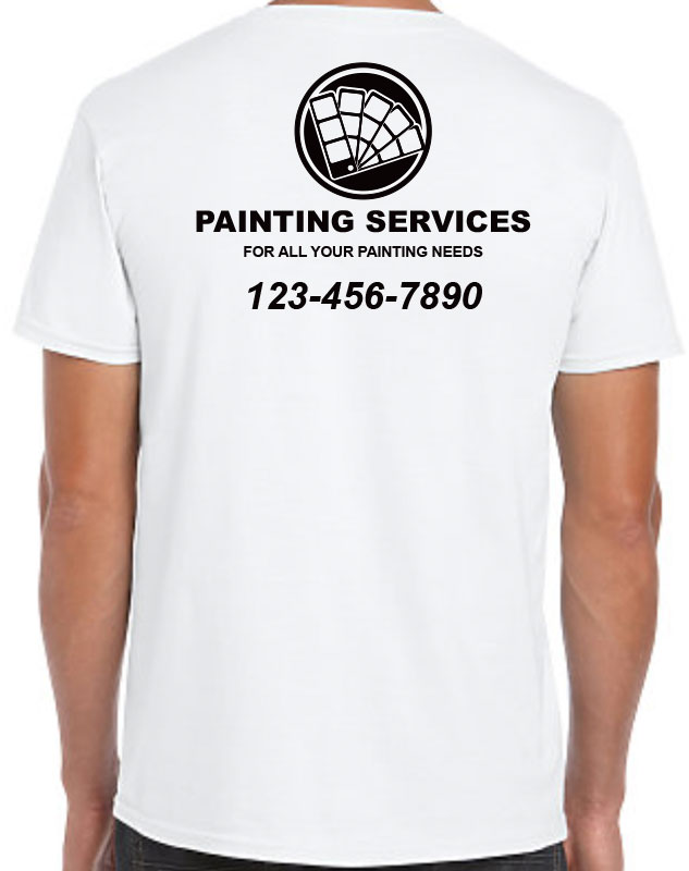 Painters Company Work Shirts with back imprint