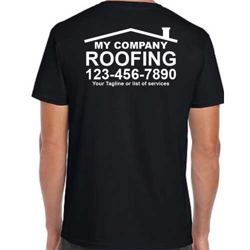 Personalized Roofing Company Shirts