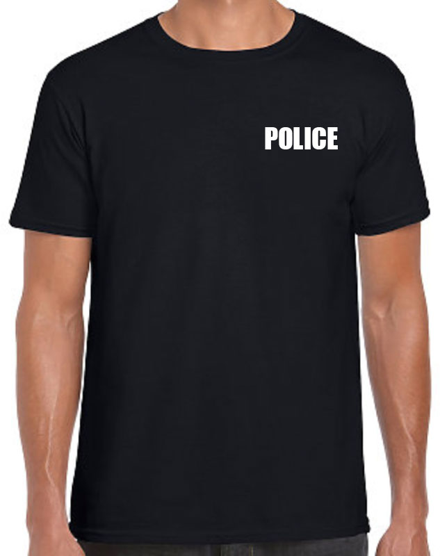 Police Uniform front left imprint