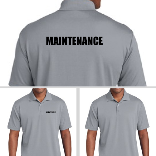 Maintenance Staff Polo Shirts Maintenance Staff Polo Shirts