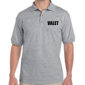 Valet Parking Polo Shirts