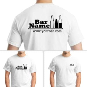 bar staff t shirts