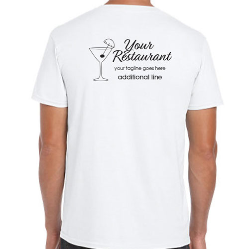Bar Staff Shirt with Martini Glass