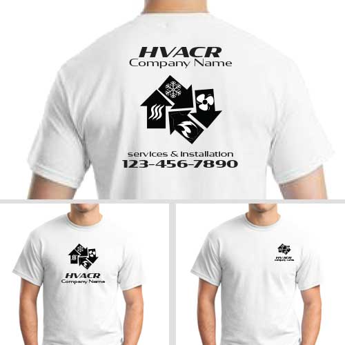 custom-printed-hvacr-shirts-one-color3 Heating and Cooling Uniforms