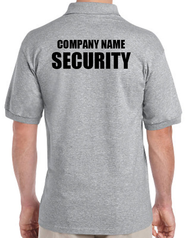 custom security polo shirts