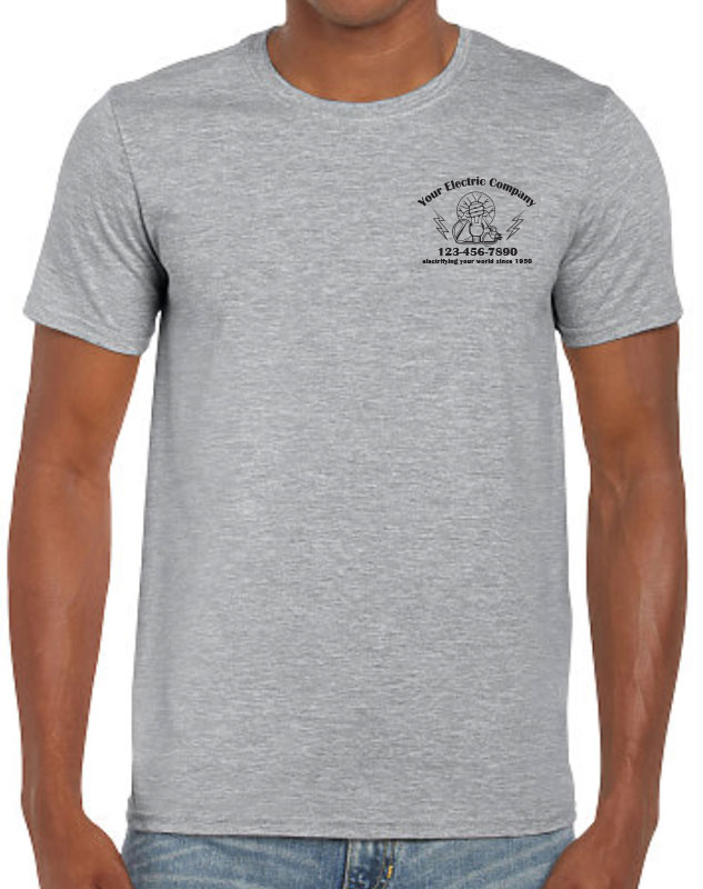 Personalized Electrician Company Shirt | TshirtbyDesign.com