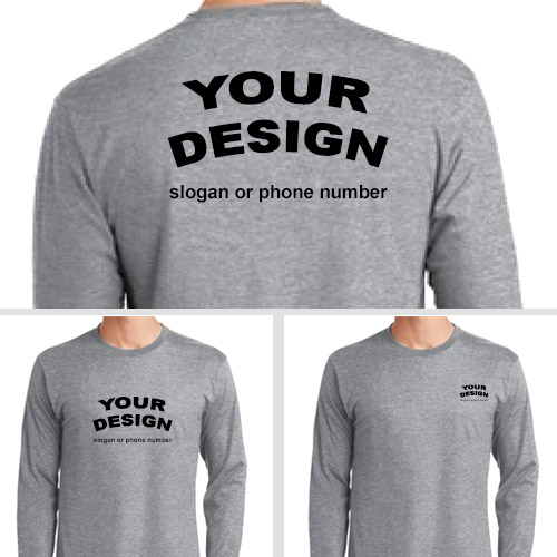 Custom Work Shirt - Long Sleeves - Tshirt By Design