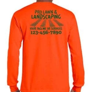 Orange Landscaping Work Uniform