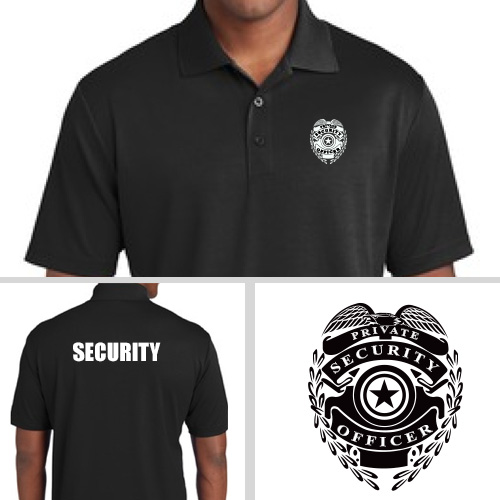 Security Polo with Badge