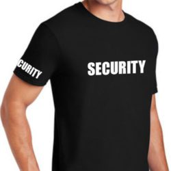 Security Shirt with sleeve printing