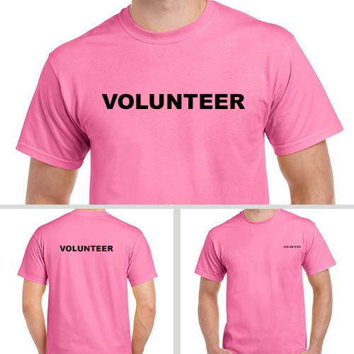 Custom Printed Volunteer Shirts: Charity & Volunteer Uniforms