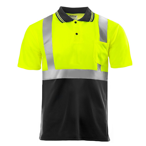Two Toned Reflective Polos without imprint