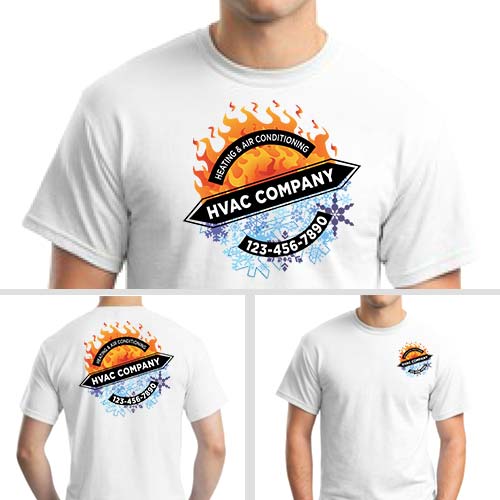 Fire & Snowflake HVAC Uniform Fire & Snowflake HVAC Uniform
