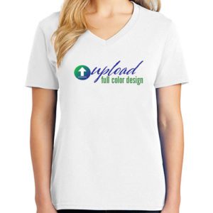Custom Printed Women's V-Neck Tees