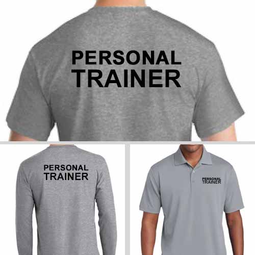 Personal Trainer Printed Shirts: Printed Uniforms | TshirtByDesign.com