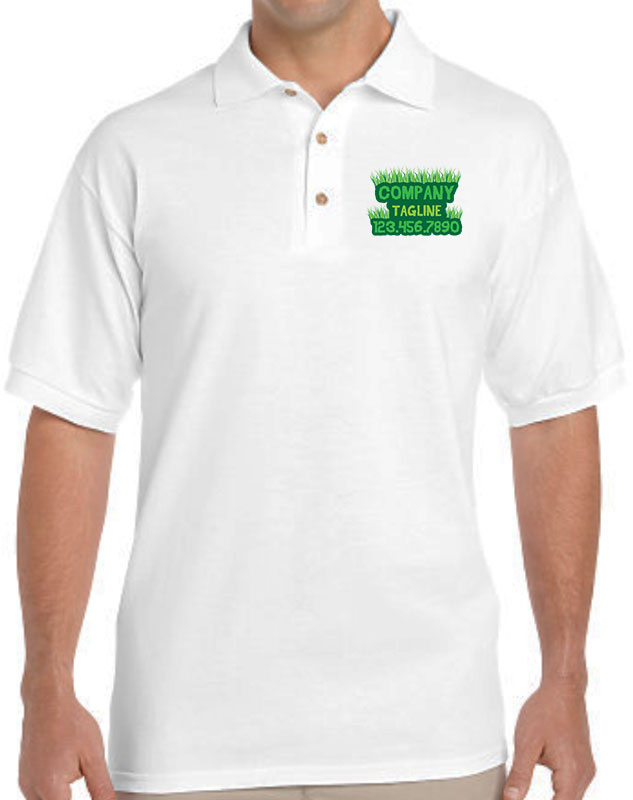 Full Color Landscaping Shirt Polos