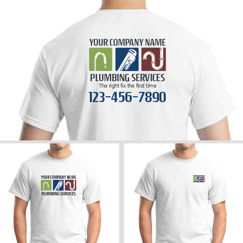 Full Color Plumbing Services Uniform | TshirtbyDesign.com