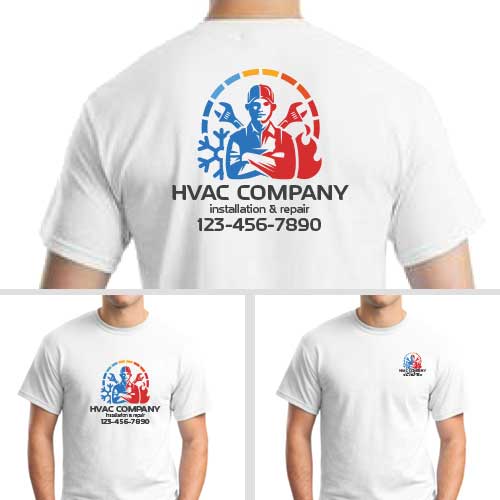 hvac-employee-uniform HVAC Employee Work Shirt