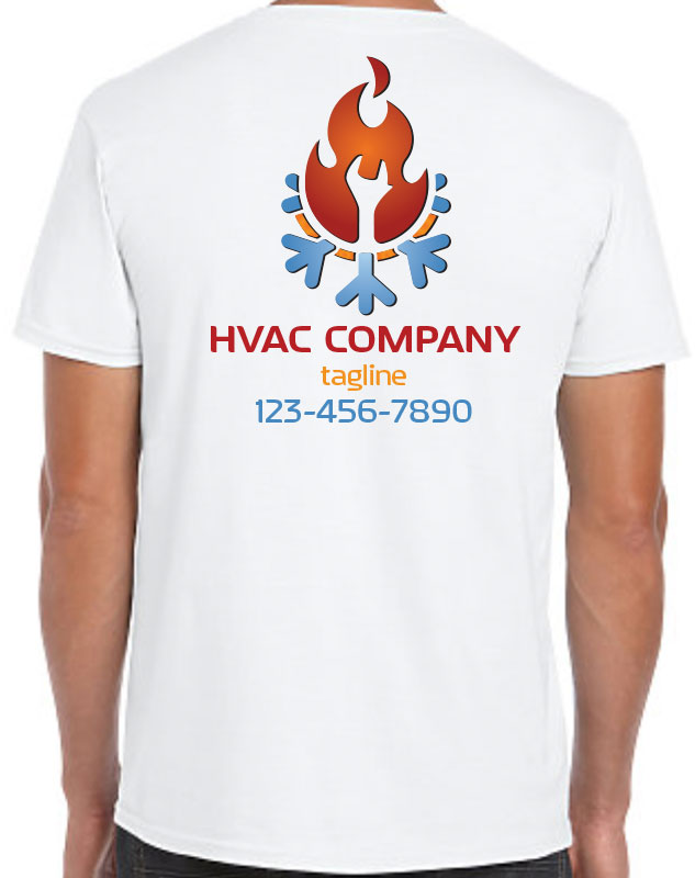 HVACR Uniform with back imprint