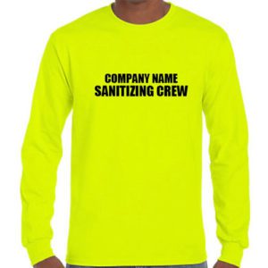 Custom Printed Sanitizing Crew Shirts