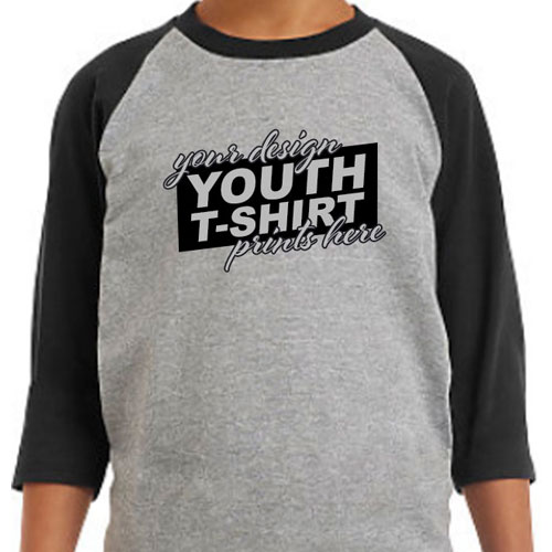 Logo Personalized Customs T-Shirt Text Youth 