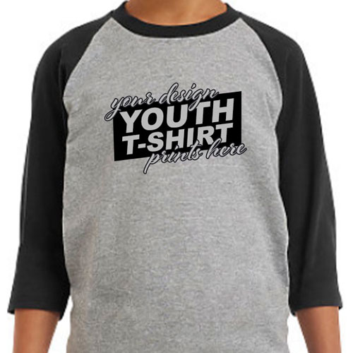 Den aktuelle utilgivelig fordel Custom Raglan Youth Shirts: Children's Sport Team T-Shirts