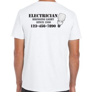 Electrician Modern Lightbulb Uniforms