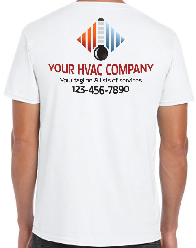 HVAC Uniforms with Thermometer Logo