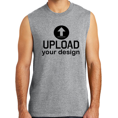 Custom Printed Mens Sleeveless T-Shirt: Personalized for Men