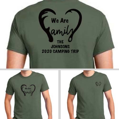 Family Camping Trip Shirts Custom Printed Family T Shirts