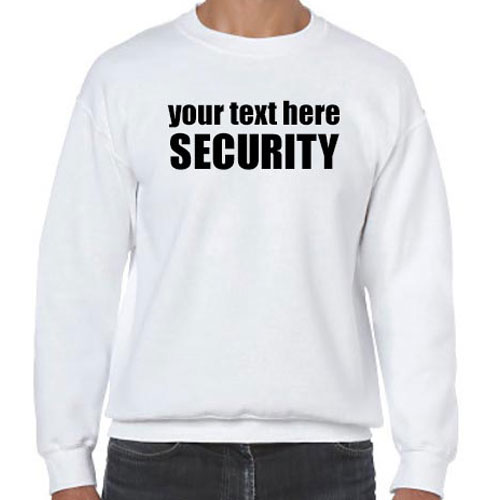 Custom Printed Security Sweatshirts