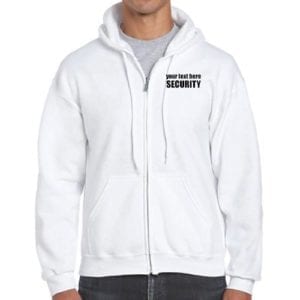 Custom Security Hoodies with zipper