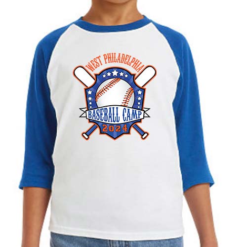 Youth Baseball Camp Jerseys - Full Color Sports Team Shirts