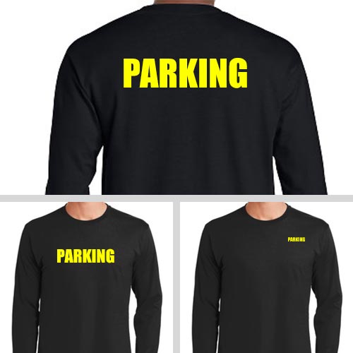Long Sleeve Parking Uniforms Parking Company Work Shirts