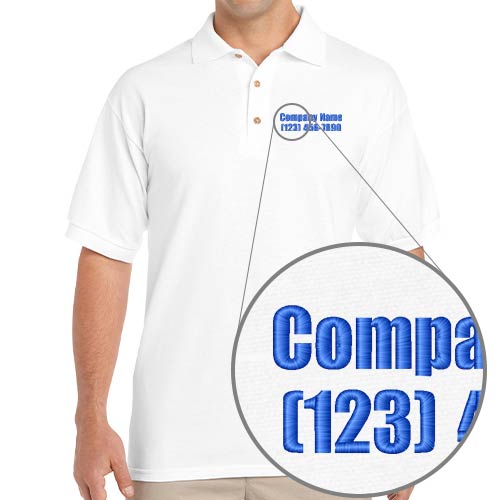 custom embroidered polos
