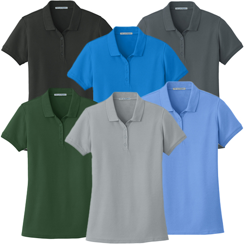 Port Authority Ladies Pique Polo in variety of colors