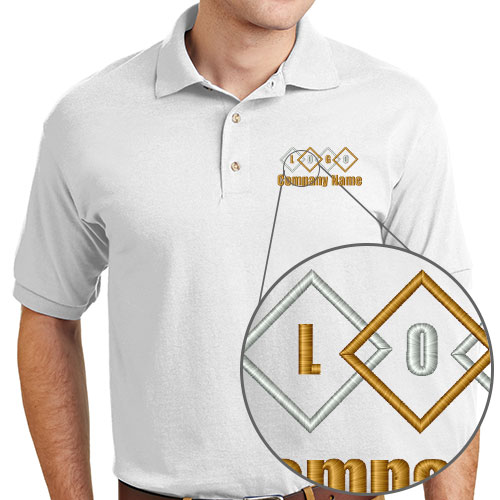 Embroidered Jersey Knit Polos