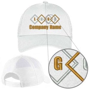 Embroidered Adjustable Mesh Trucker Caps