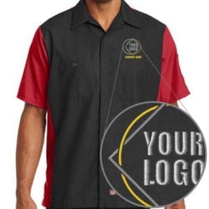 Embroidered Red Kap Ripstop Crew Shirts - Custom Design