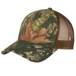 Embroidered Camouflage Mesh Trucker Caps
