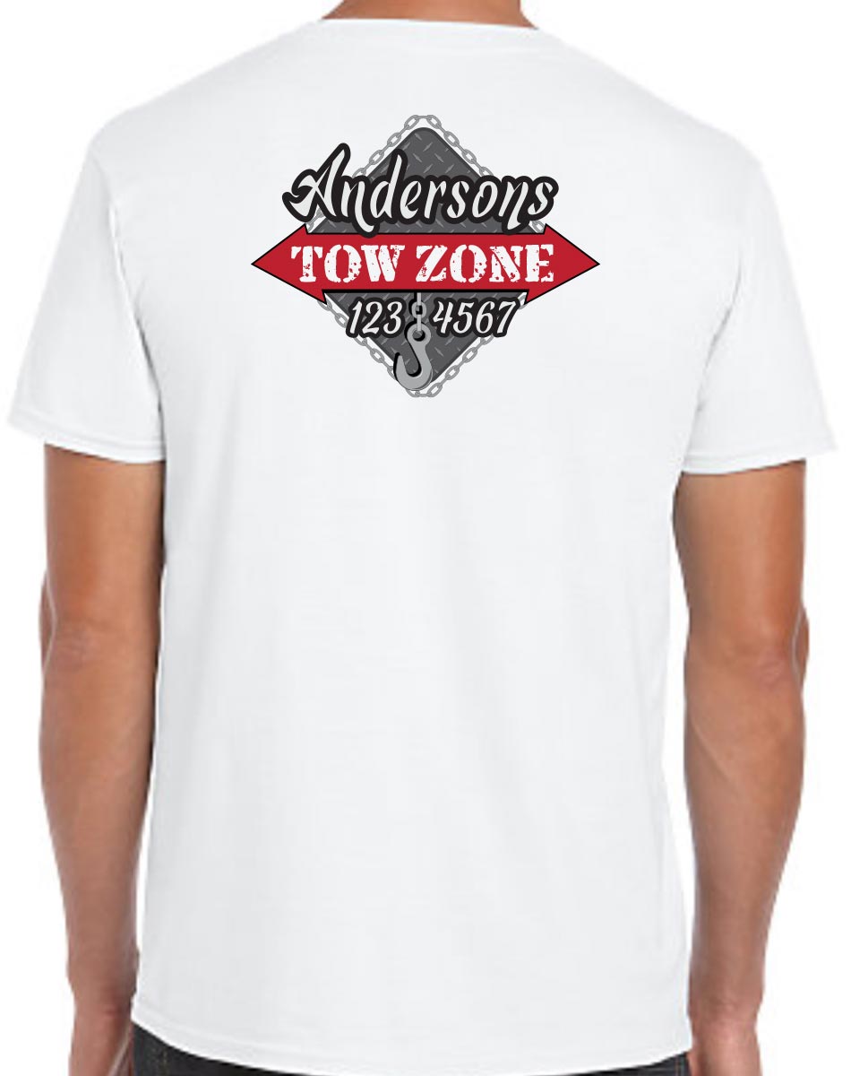 Full Color Towing Company Shirts