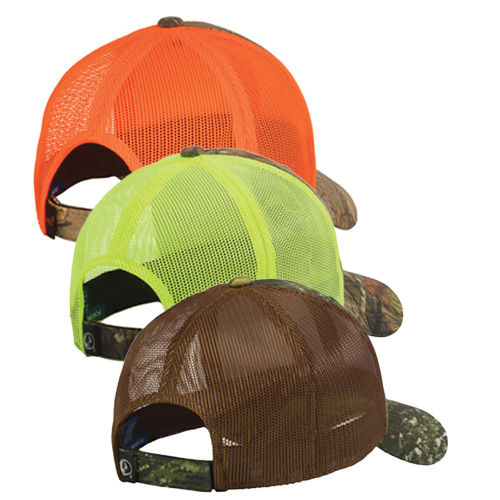 Embroidered Camouflage Mesh Trucker Caps back mesh colors
